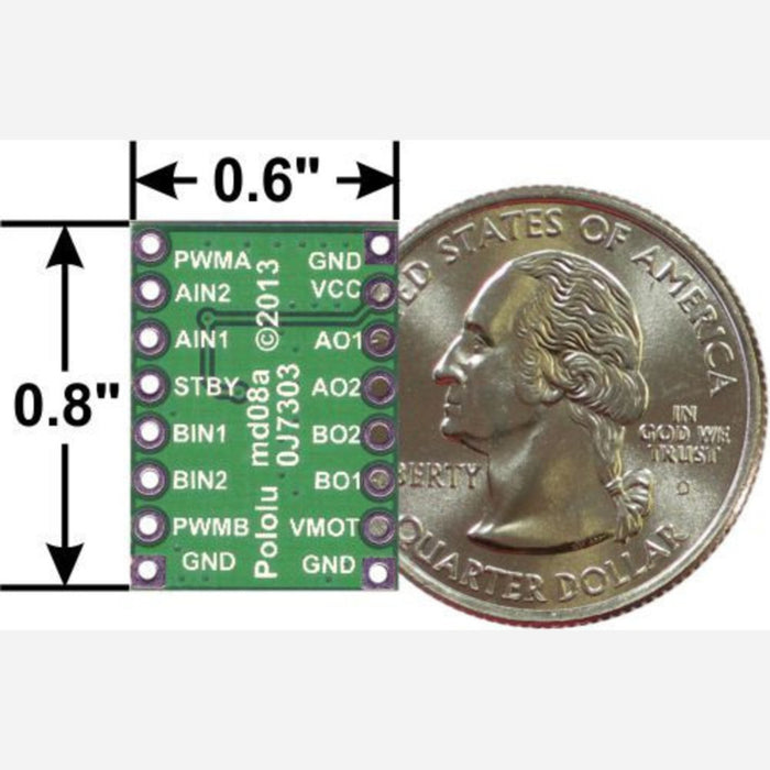 TB6612FNG Dual Motor Driver Carrier