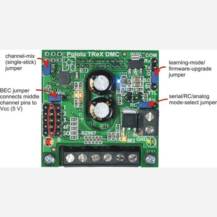 Pololu TReX Dual Motor Controller DMC01