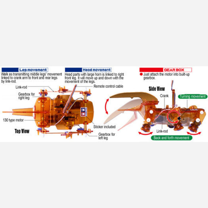 Tamiya 71118 Rhinoceros Beetle - 2-Channel Remote Control