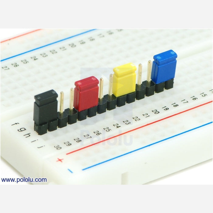 0.100" (2.54 mm) Shorting Block: Yellow, Top Closed