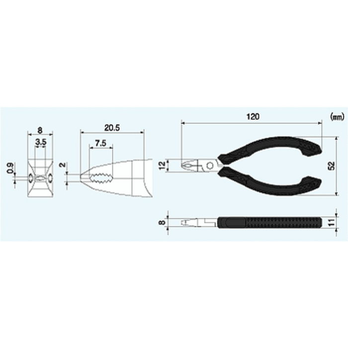 Screw Removal Pliers (Neji-Saurus) - GT - 160mm