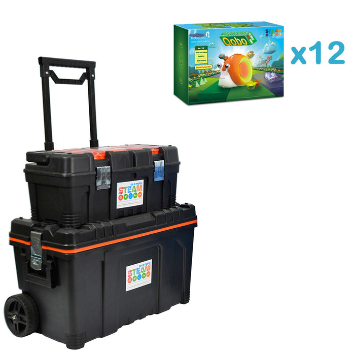 Robobloq Qobo Smart Snail (x12) with 1 Free Storage Kit