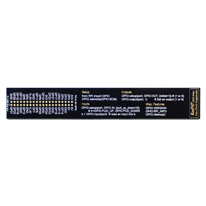 RasPiO® GPIO Ruler