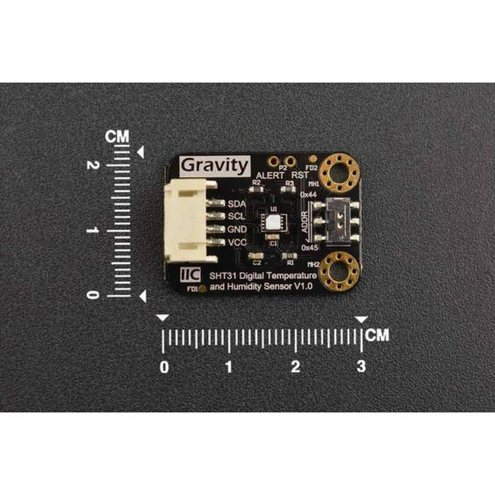 Gravity: SHT31-F Digital Temperature and Humidity Sensor