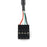 Panel Mount USB to 4-pin Female Header Cable - 6'