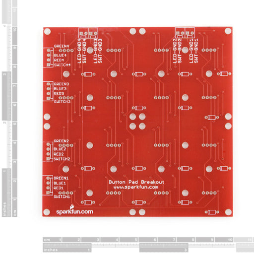 Button Pad 4x4 - Breakout PCB