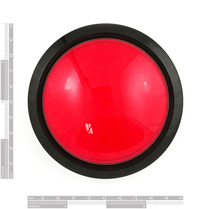 Big Dome Pushbutton - Red