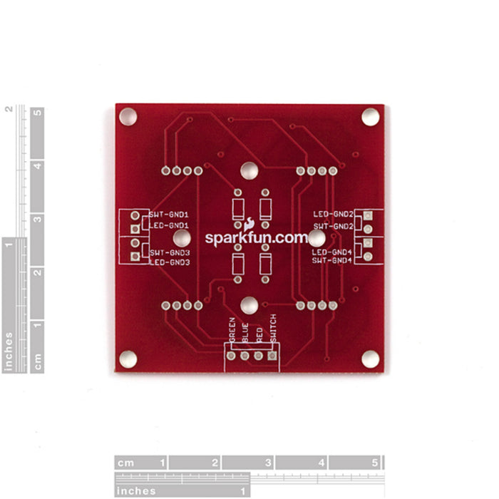 Button Pad 2x2 - Breakout PCB