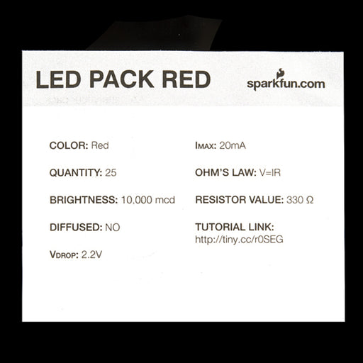 LED - Super Bright Red (25 pack)