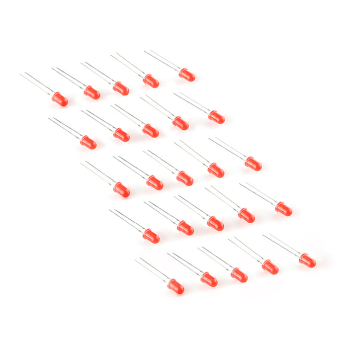 LED - Basic Red 5mm (25 pack)