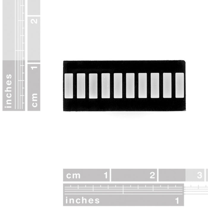 10 Segment LED Bar Graph - Red