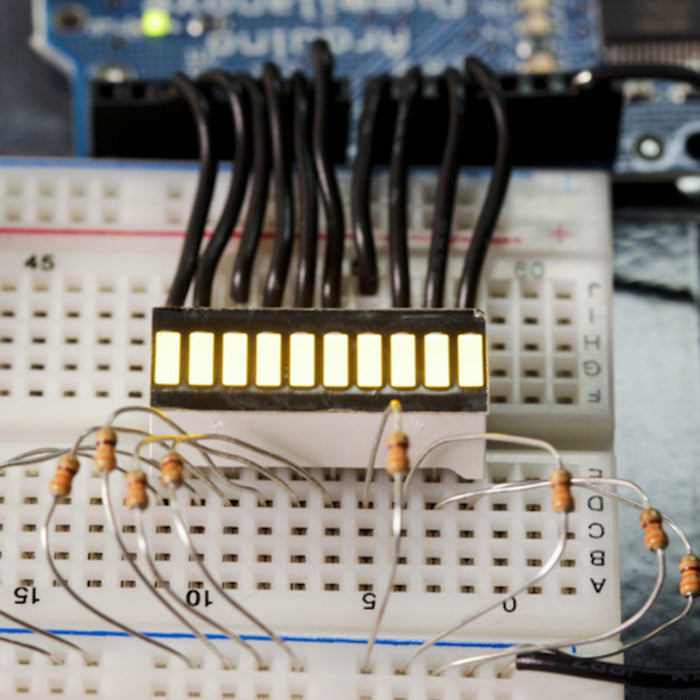 10 Segment LED Bar Graph - Yellow