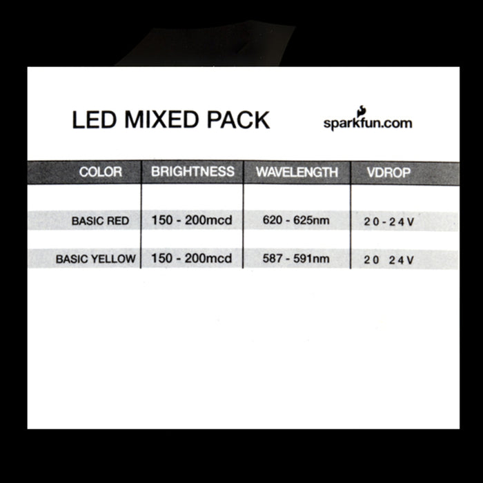 LED - Assorted 10 Red / 10 Yellow (20 pack)