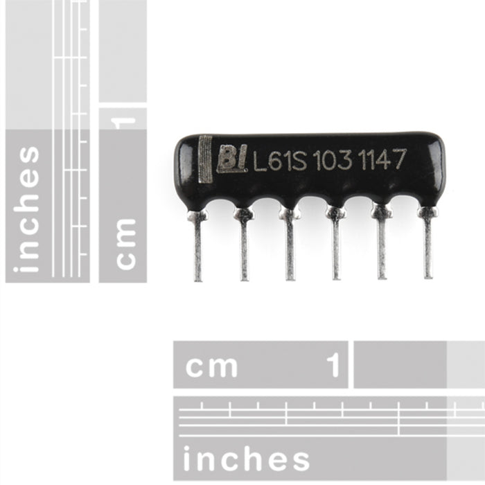 Resistor Network - 10K Ohm (6-pin bussed)