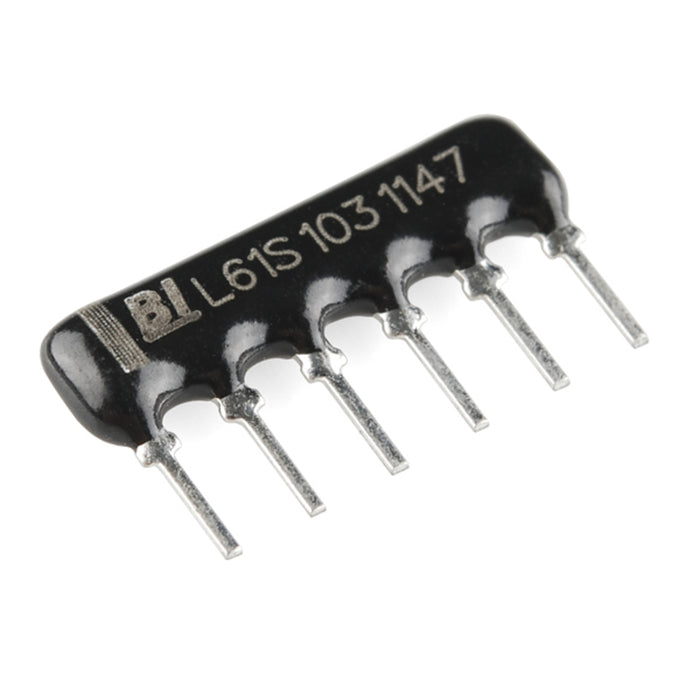 Resistor Network - 10K Ohm (6-pin bussed)