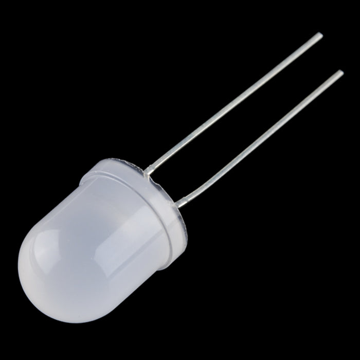 Diffused LED - White 10mm