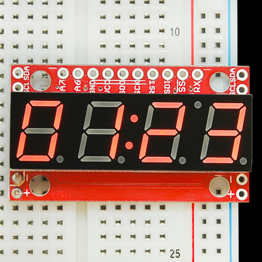 SparkFun 7-Segment Serial Display - Red