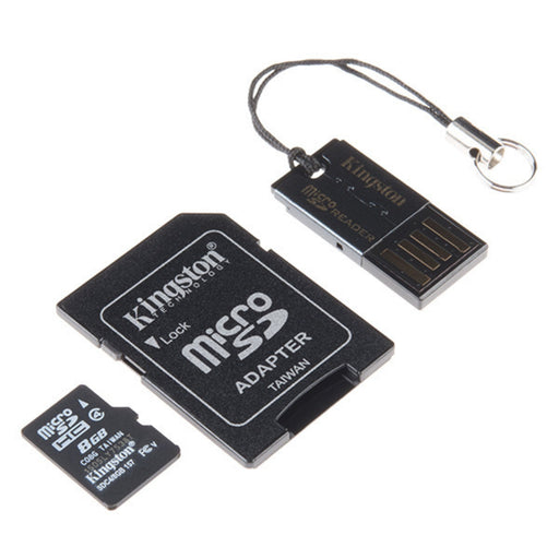 MicroSD Card with Adapter - 8GB