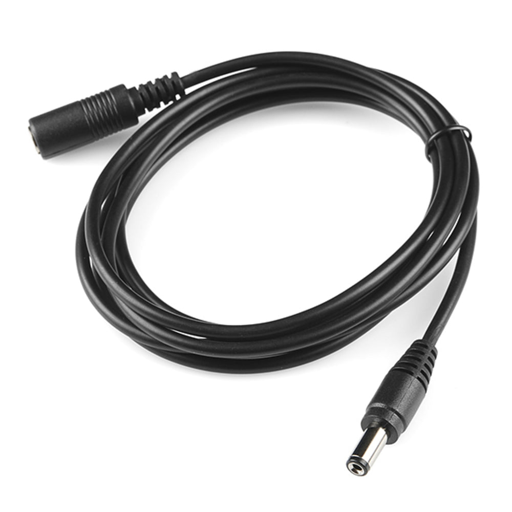 Barrel Jack Extension Cable - M-F (6 ft)