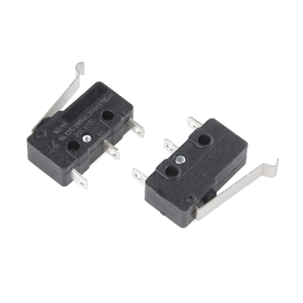 Mini Microswitch - SPDT (Offset Lever, 2-Pack)