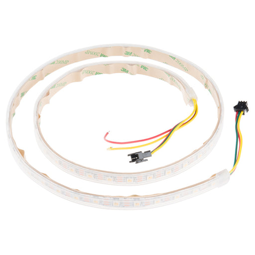 White Tri-Color LED Strip - Addressable, Sealed (1m)