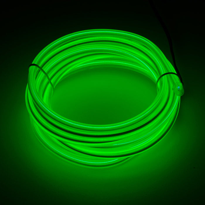 Bendable EL Wire - Fluorescent Green 3m