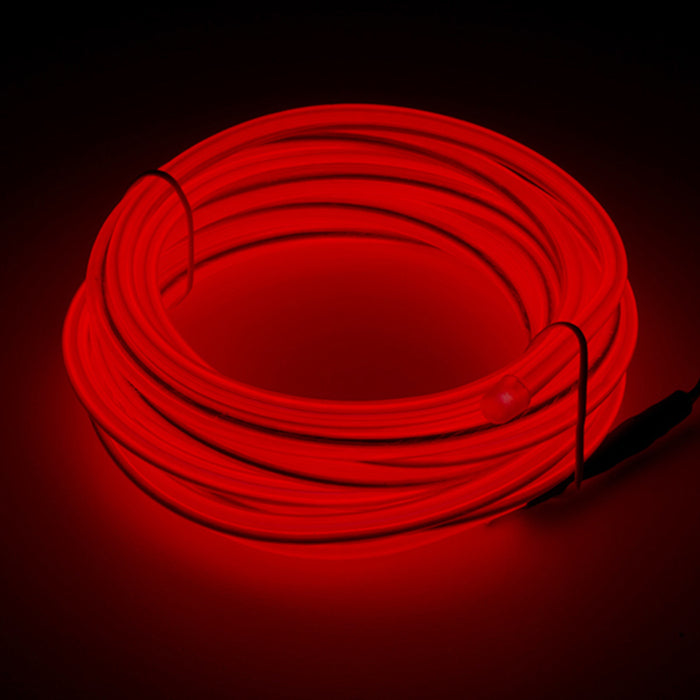 Bendable EL Wire - Red 3m