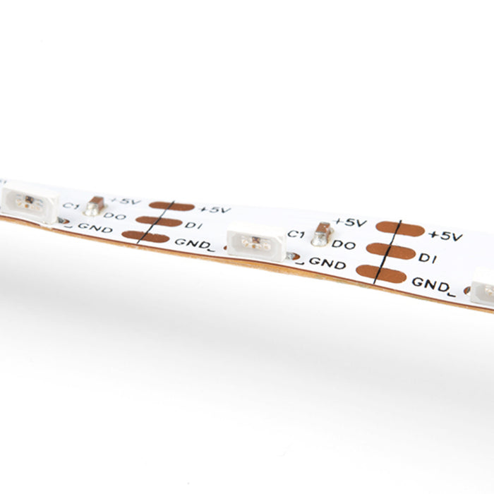 Skinny Side-Lit LED RGB Strip - Addressable, 1m, 60LEDs (SK6812)