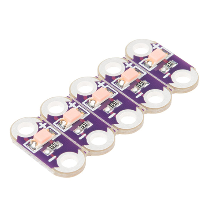 LilyPad LED Pink (5pcs)