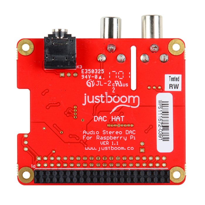 JustBoom DAC HAT