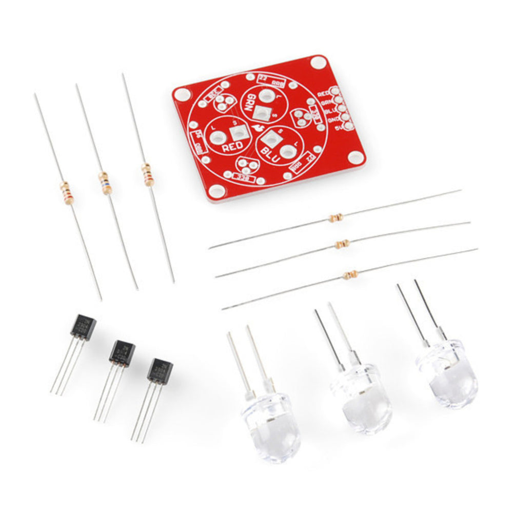 SparkFun Tri-Color LED Breakout Kit