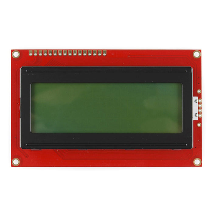 Basic 20x4 Character LCD - Black on Green 5V