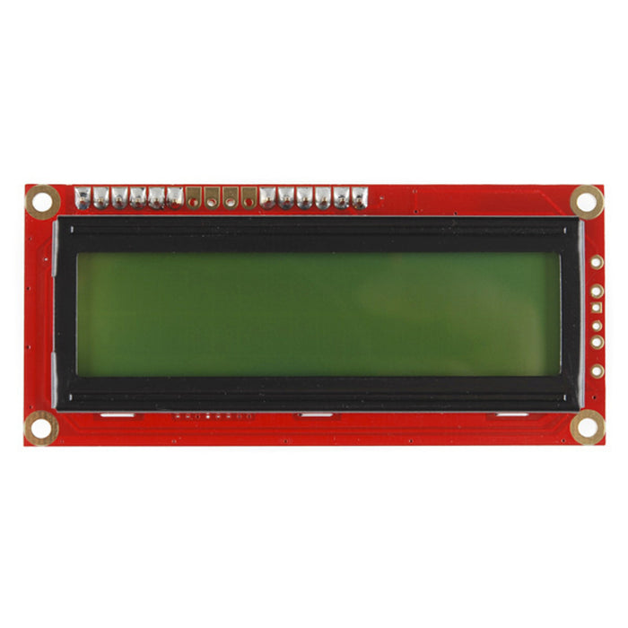 SparkFun Serial Enabled 16x2 LCD - Black on Green 3.3V