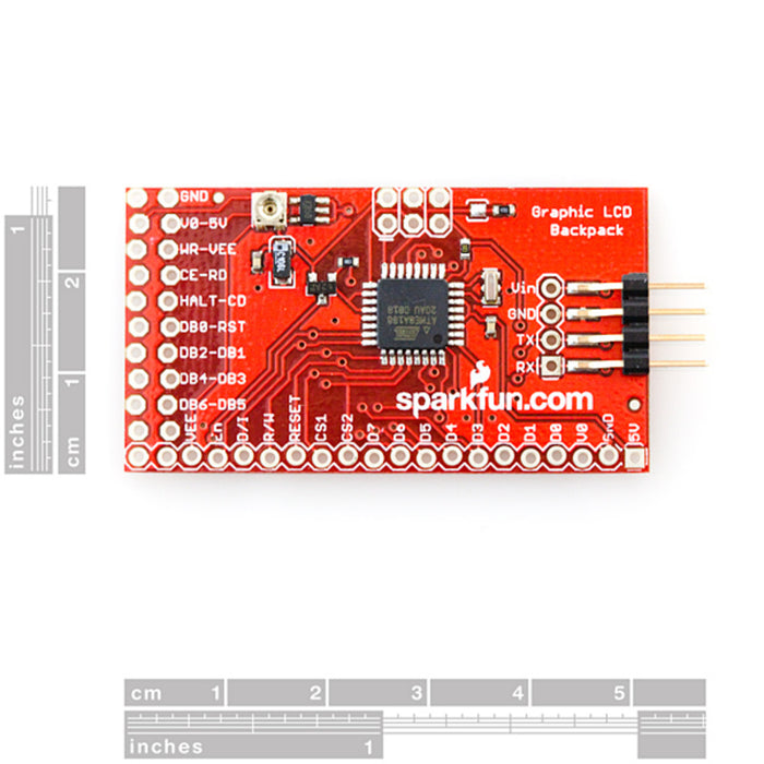 SparkFun Graphic LCD Serial Backpack