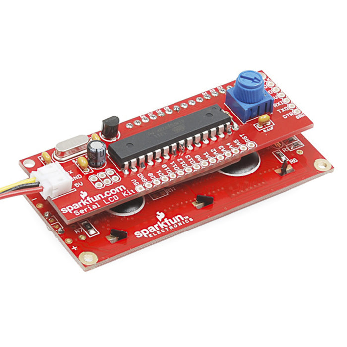 SparkFun Serial Enabled LCD Kit