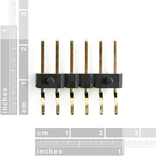 Header - 6-pin Male (SMD, 0.1", Right Angle)