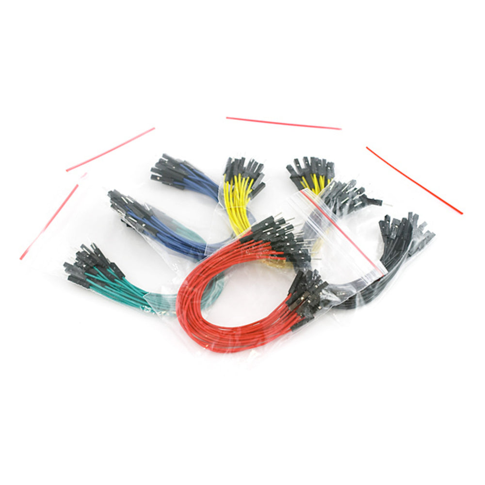 Jumper Wires Premium 6" M/F Pack of 100