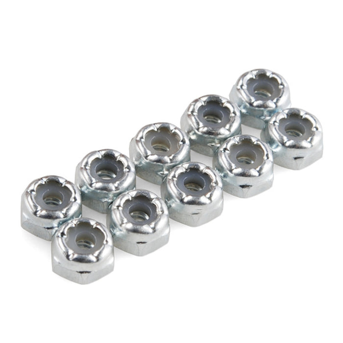 Nut - Nylon Locknut (4-40, 10 pack)