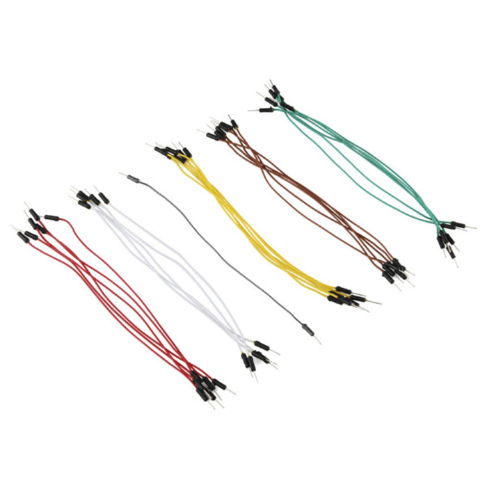 Jumper Wires Standard 7" M/M - 30 AWG (30 Pack)