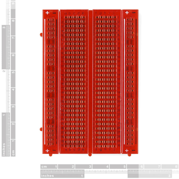 Breadboard - Translucent Self-Adhesive (Red)