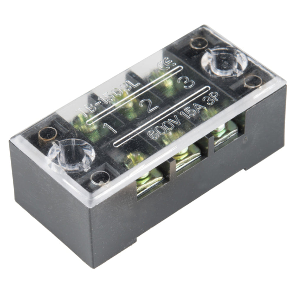 Terminal Block - 3 Position (15A, 600V)