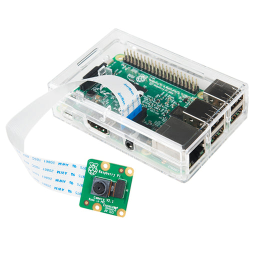 Raspberry Pi 3 + Camera Enclosure - Clear