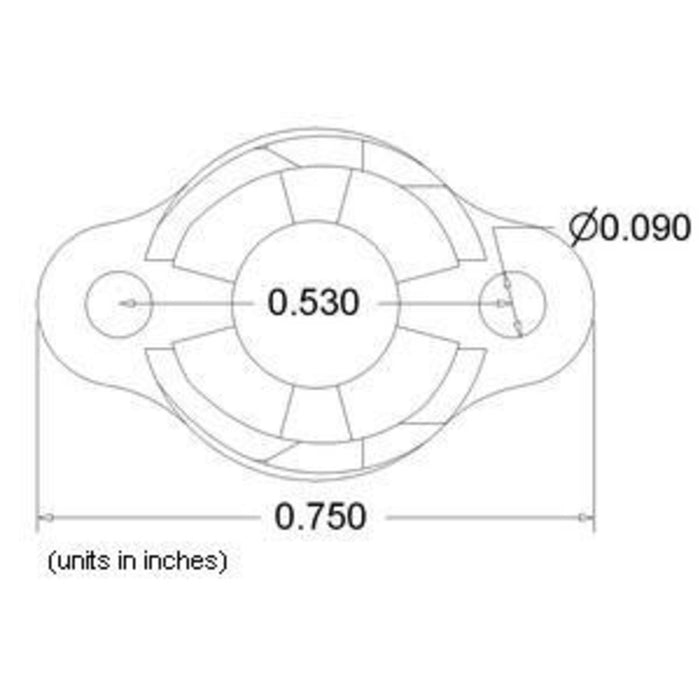 Ball Caster Plastic - 3/8"