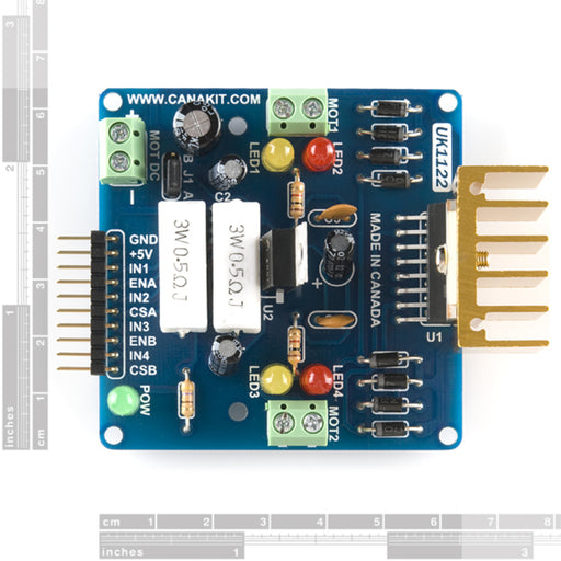 Motor Driver 2A Dual L298 H-Bridge