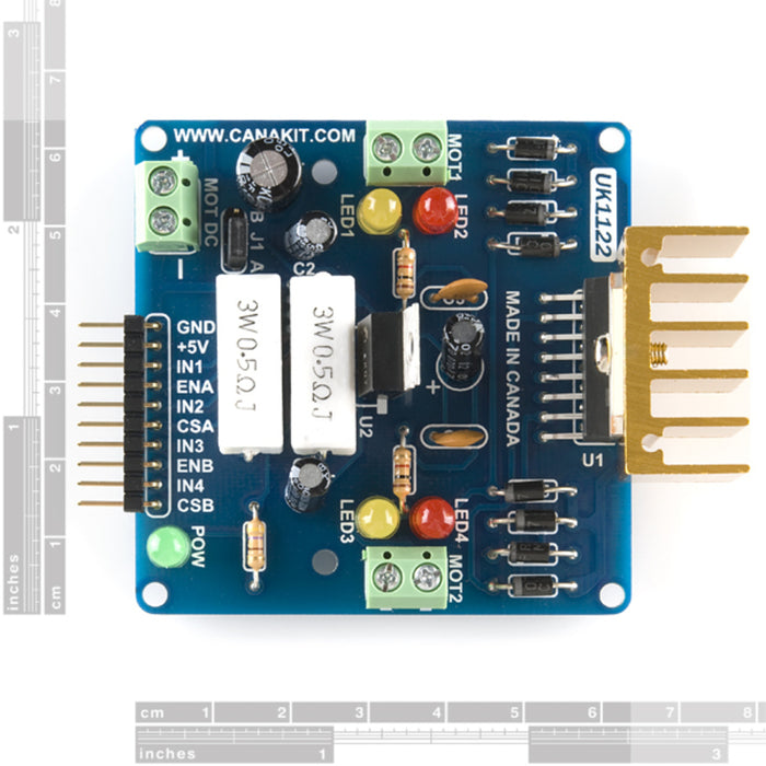 Motor Driver 2A Dual L298 H-Bridge