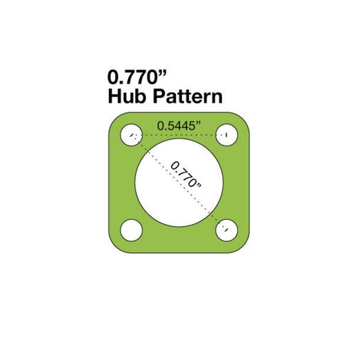 Hub Mount Bracket A - 90 Degree