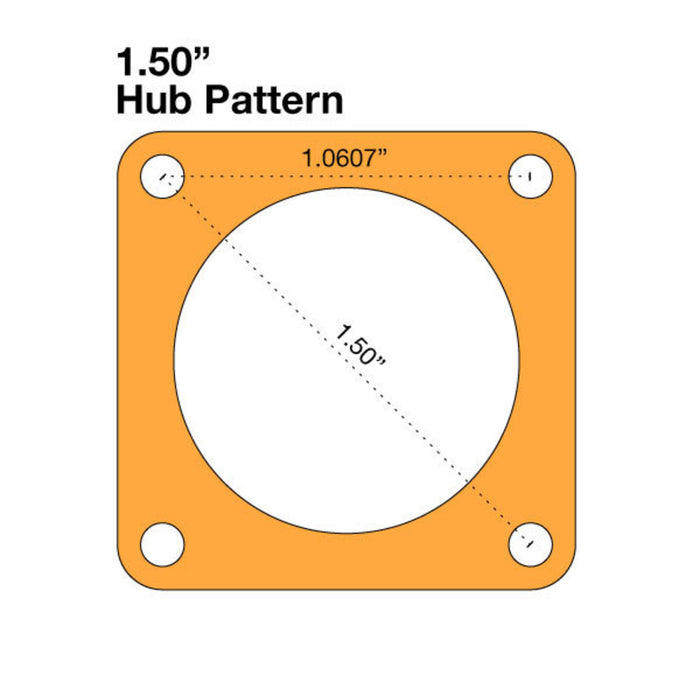 Hub Mount Bracket A - 90 Degree