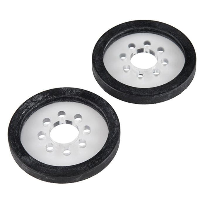 Precision Disc Wheel - 2" (Clear, 2 Pack)