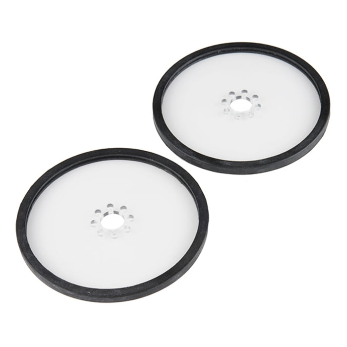 Precision Disc Wheel - 4" (Clear, 2 Pack)