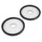 Precision Disc Wheel - 3" (Clear, 2 Pack)